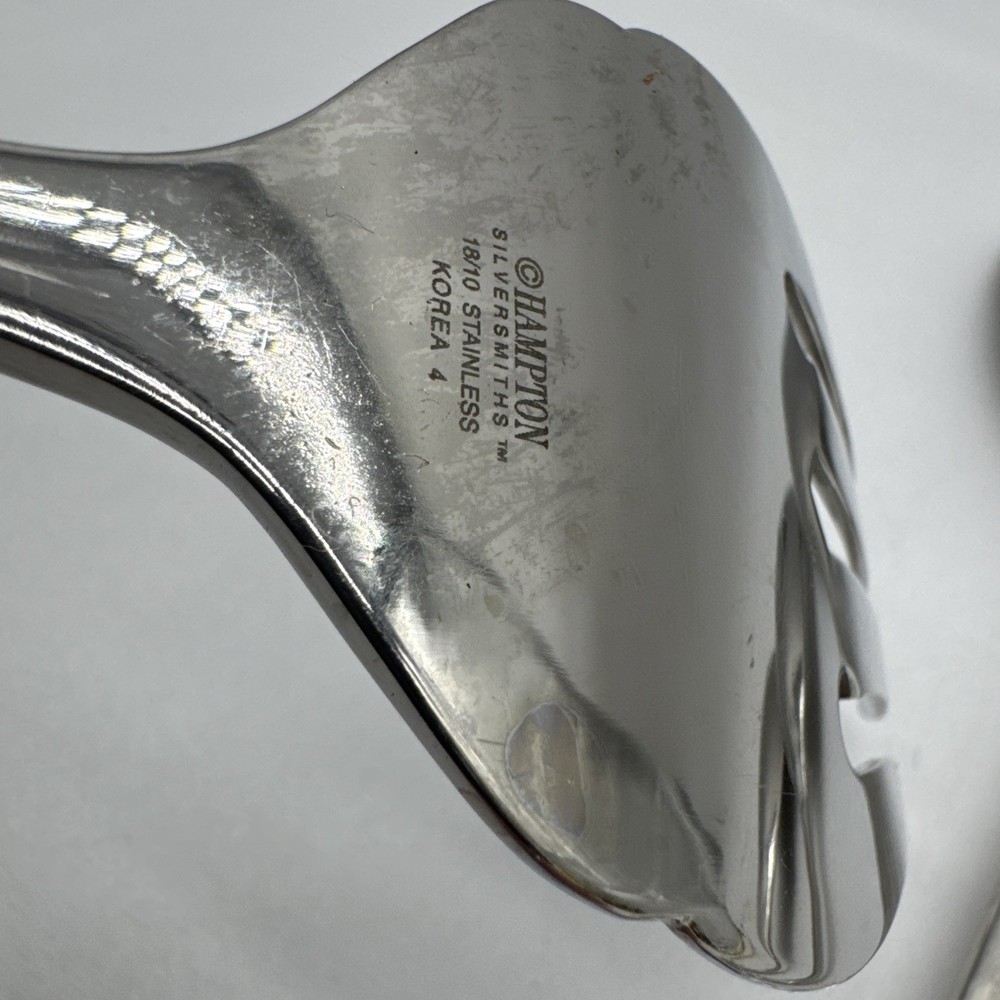 HAMPTON Silversmith 4 Piece Large Hostess Serving Set 18/10 Glossy Stainless