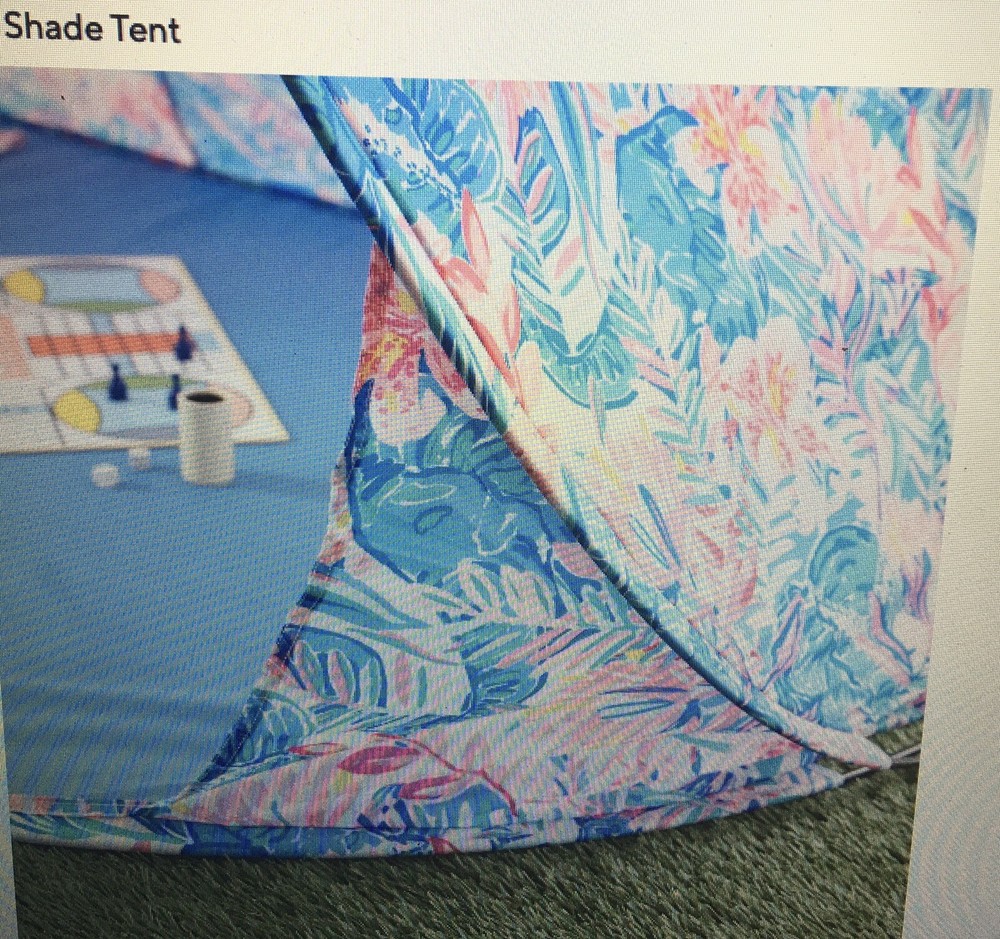 NWT Original Packaging Lilly Pulitzer Sun Shade Tent
