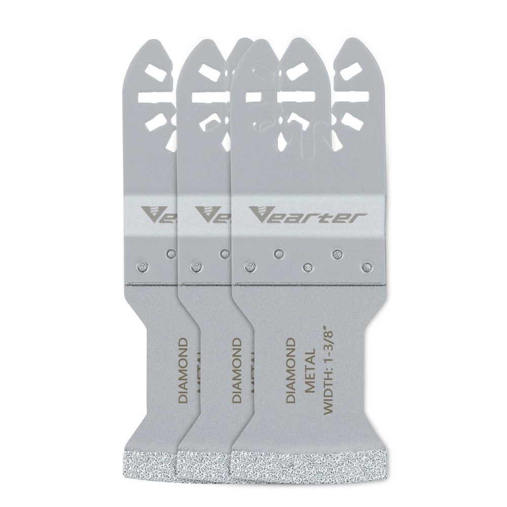 3X 34mm Oscillating Multitool Saw Blade Universal Diamond Grit Grout Removal