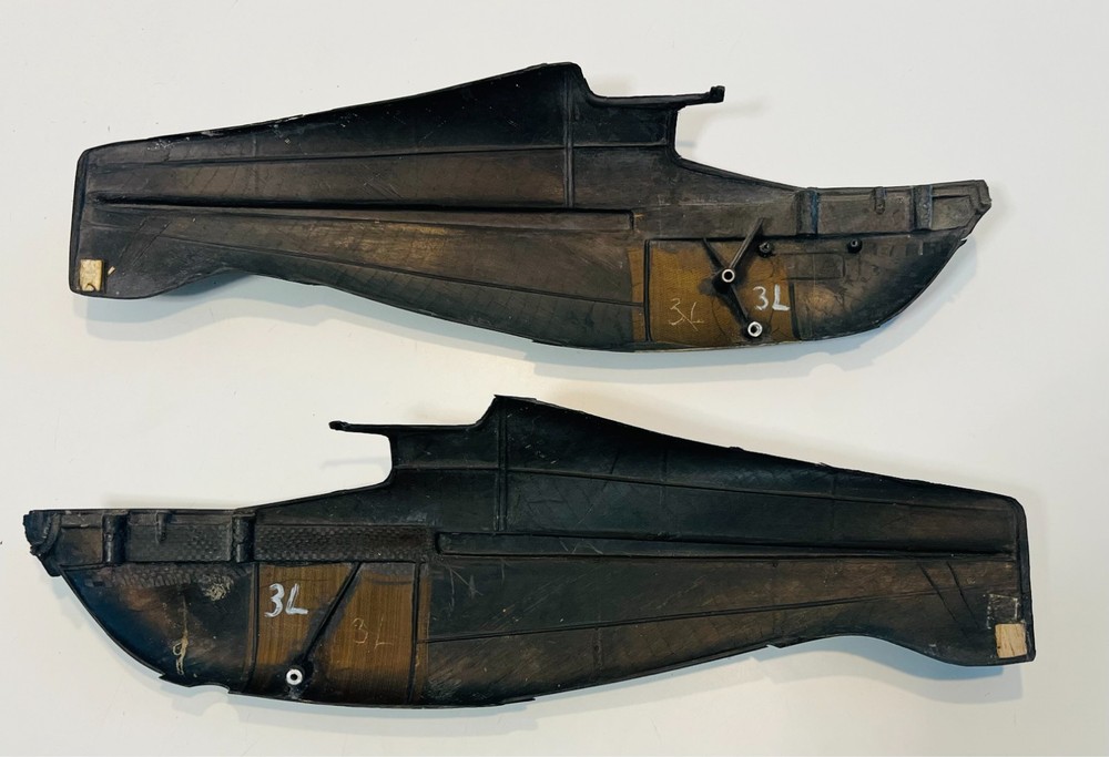 Control Line Team Race (F2C) Kram fuselage 2 Halves for Learner Engine