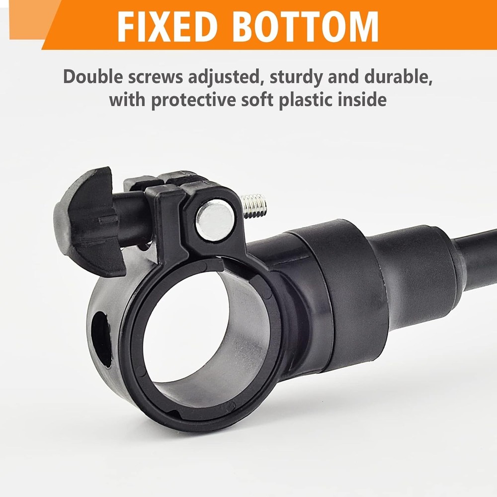 Bike Handlebar Mirror 2 Pack - Rotatable And Adjustable Wide Angle 3.3 inches