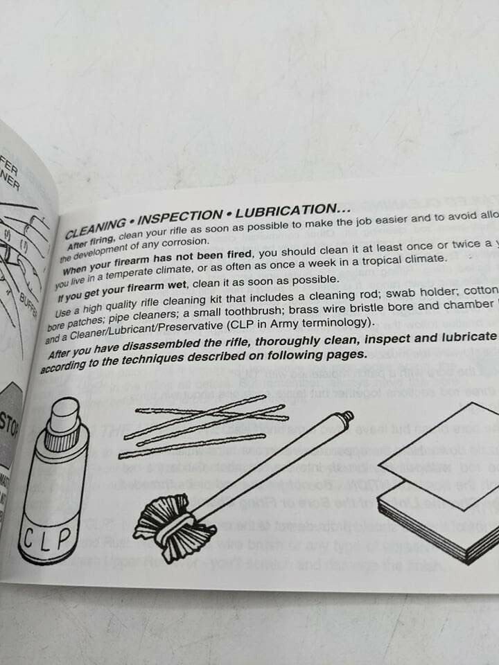Original Bushmaster Quality Parts Co. Xm15 Models Operators Manual