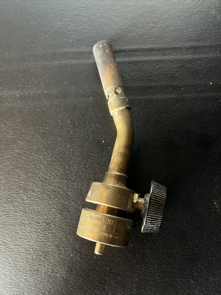 BRASS BernzOmatic MANUAL TORCH HEAD  Model 14103