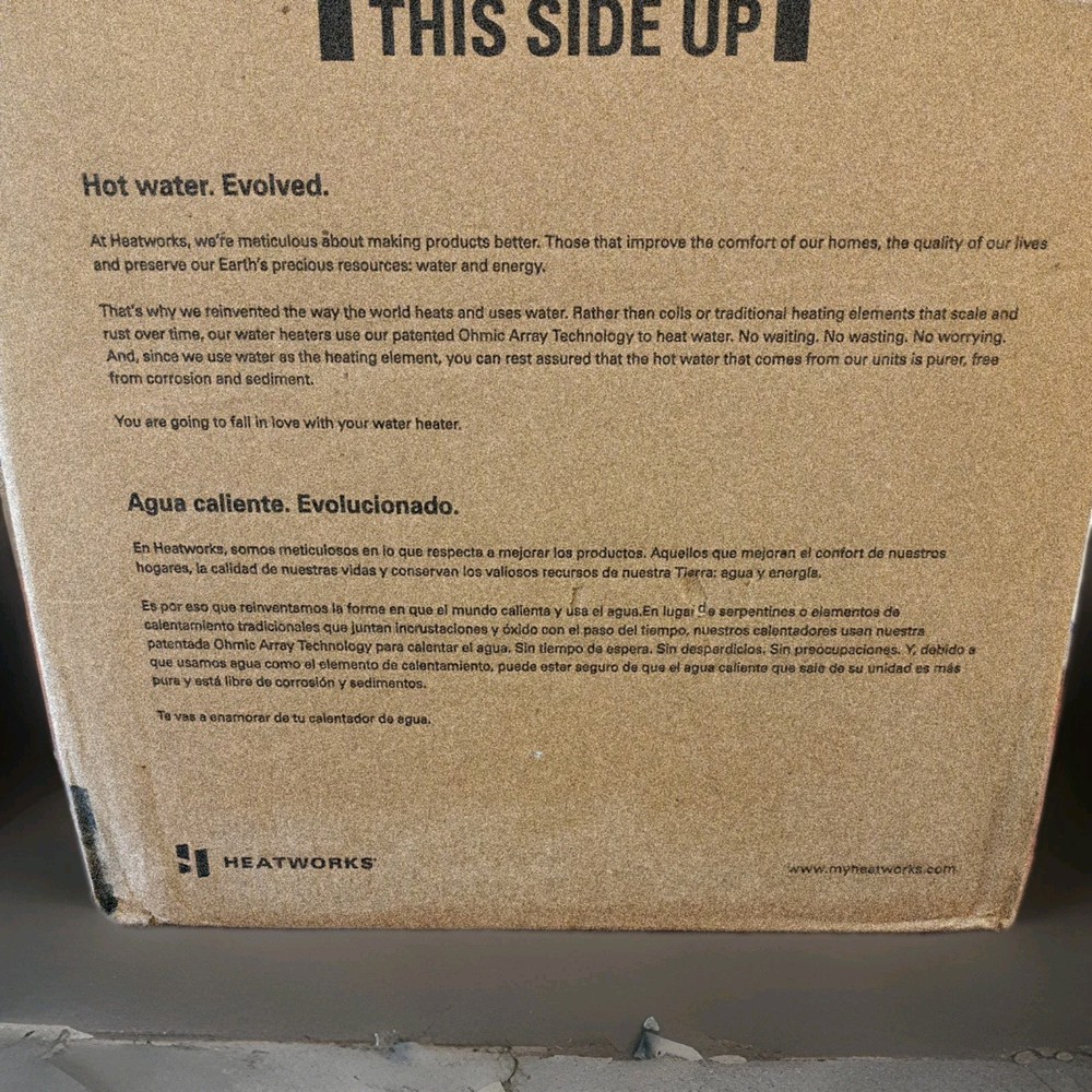 Heatworks Model 3 High Efficiency Tankless Electric Smart Water Heater