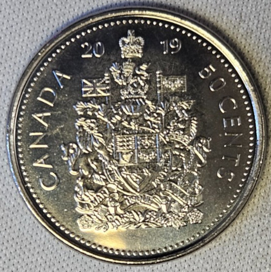 Canada 2019 50 Cents Coin Mint State #AB253