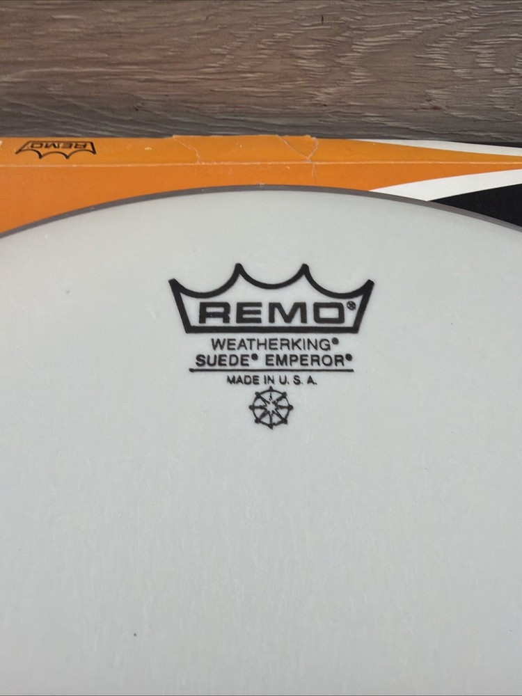 Remo Crimplock Suede Emperor Head 13 in.