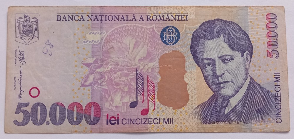 Romania , 50.000 Lei 2000
