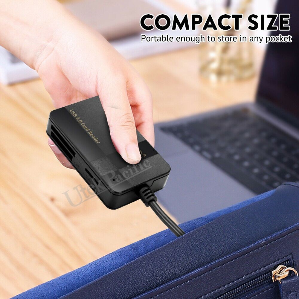 Type-C All In One Multi Memory Card Reader for SD/TF/CF/MS - Fast Data Transfer