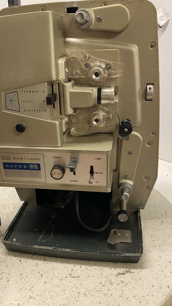 Vintage Sears 8mm Easi-load Model 200 Projector Tested