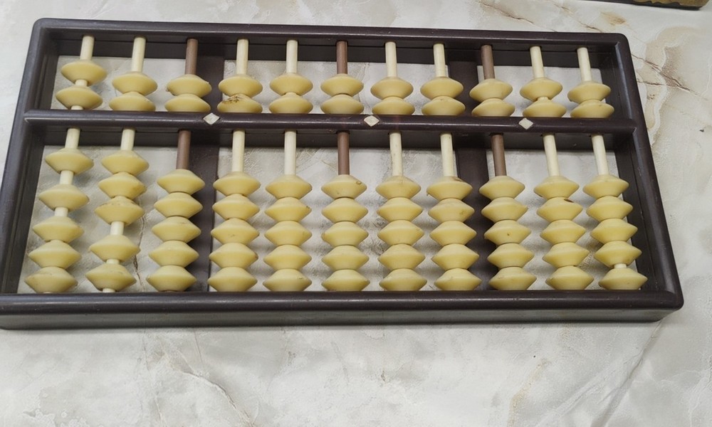 Vintage White Abacus