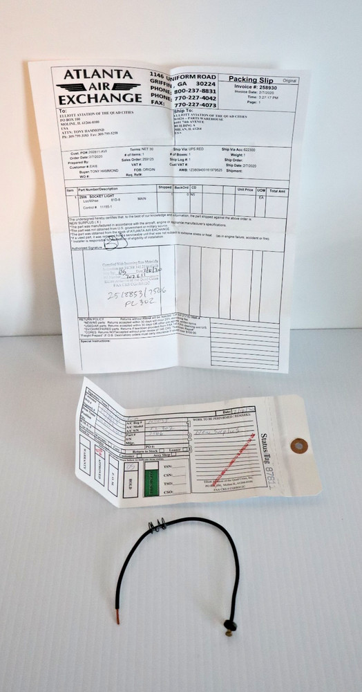 2506 Socket Light - New Surplus
