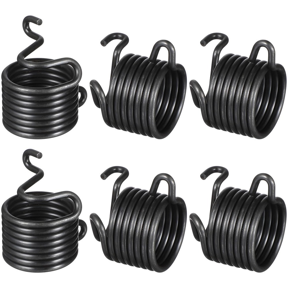 Garneck 6 Pcs Air Hammer Chisel Spring Set - Quick Release Retaining Black