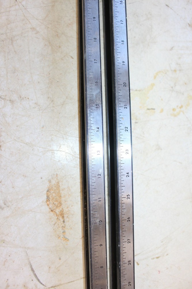 Grass Hinge RAILS, MM and inches, 36"