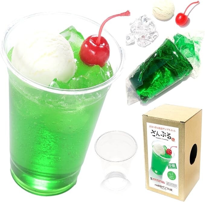Food Sample kit Replica Samplen melon Float Do it  Yourself  DIY kit from Japan