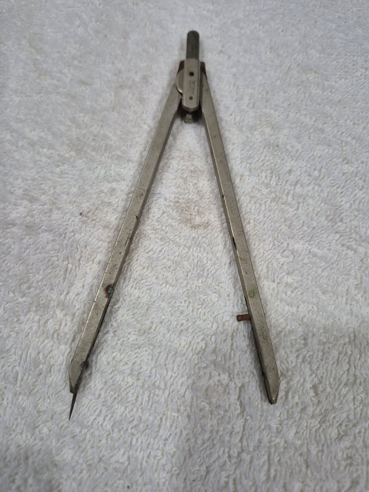 Vintage drafting compass tool Dietzgen Germany