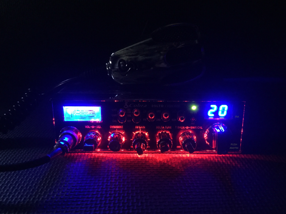 Cobra 29 LTD Chrome - RED NITRO LED LIGHT RINGS + PERFORMANCE TUNED + ECHO