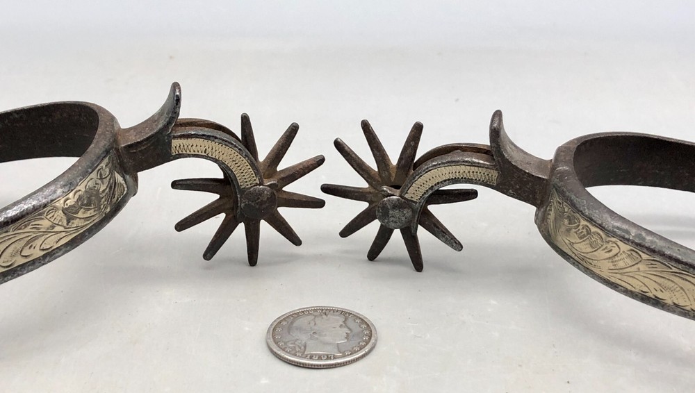 California Style Spurs Attributed To Hernandez Brothers