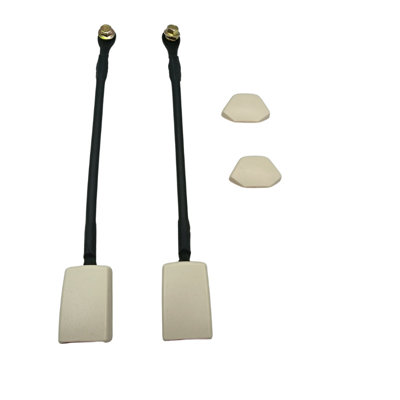 For All Cadillac Beige Front Seat Belt 2 Pack Adjustable 3 Point Retractable