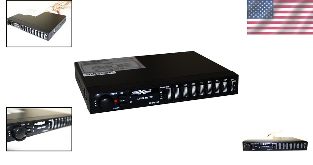 ST-EQ-180 Wireless Equalizer: 7-Band Control for Subwoofer Optimization
