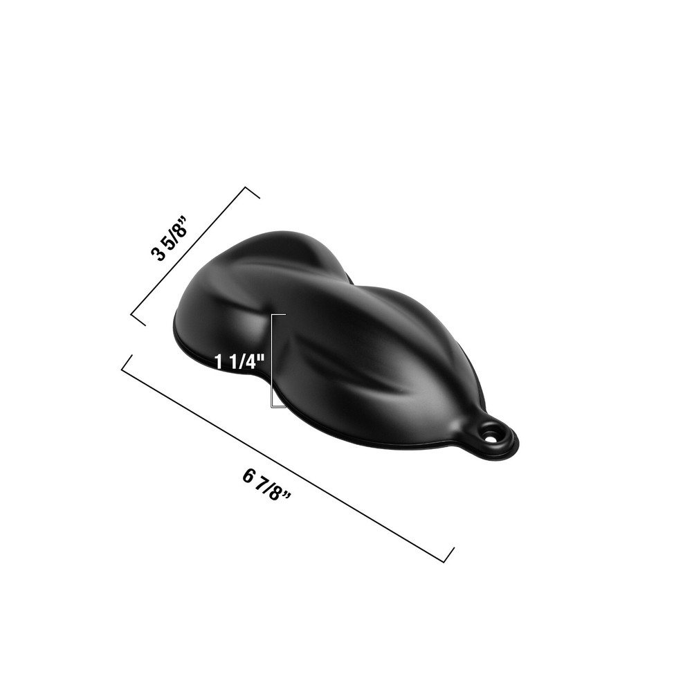 Black Mini Speed Shape - Plastic Paint Model/Display | MADE IN USA