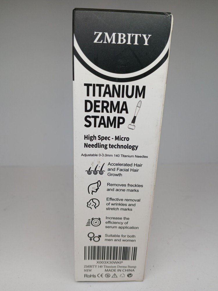 Zmbity Titanium Derma Stamp System (Micro Needling) 140 Needles Free Shipping