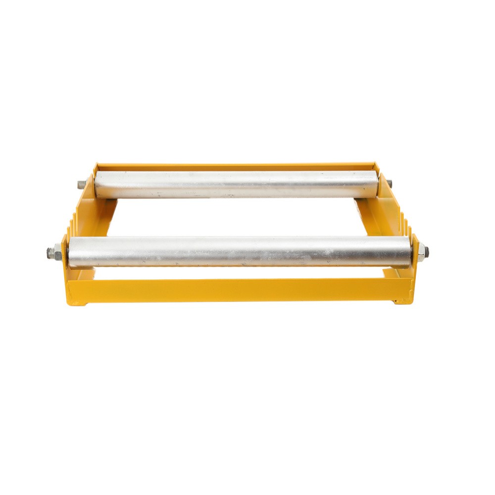 Double Rail Wire Stand for Drum Reel Cable Drum Roller, Heavy Duty Cable Caddy