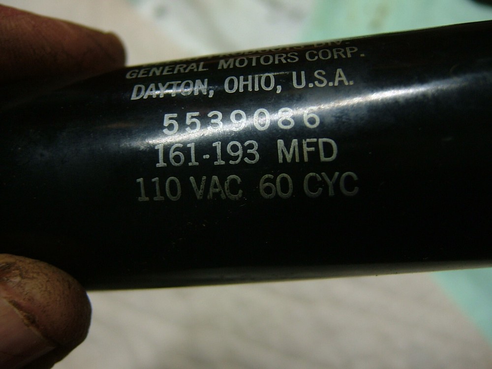 MOTOR START CAPACITOR 161-193 MFD