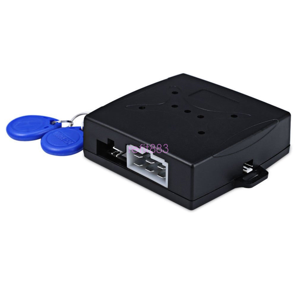 Car Push Start Button RFID Lock Engine Starter Ignition Car Alarm Keyless Entry