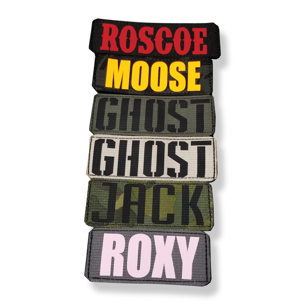 Personalized Patch for Harness or Collars.