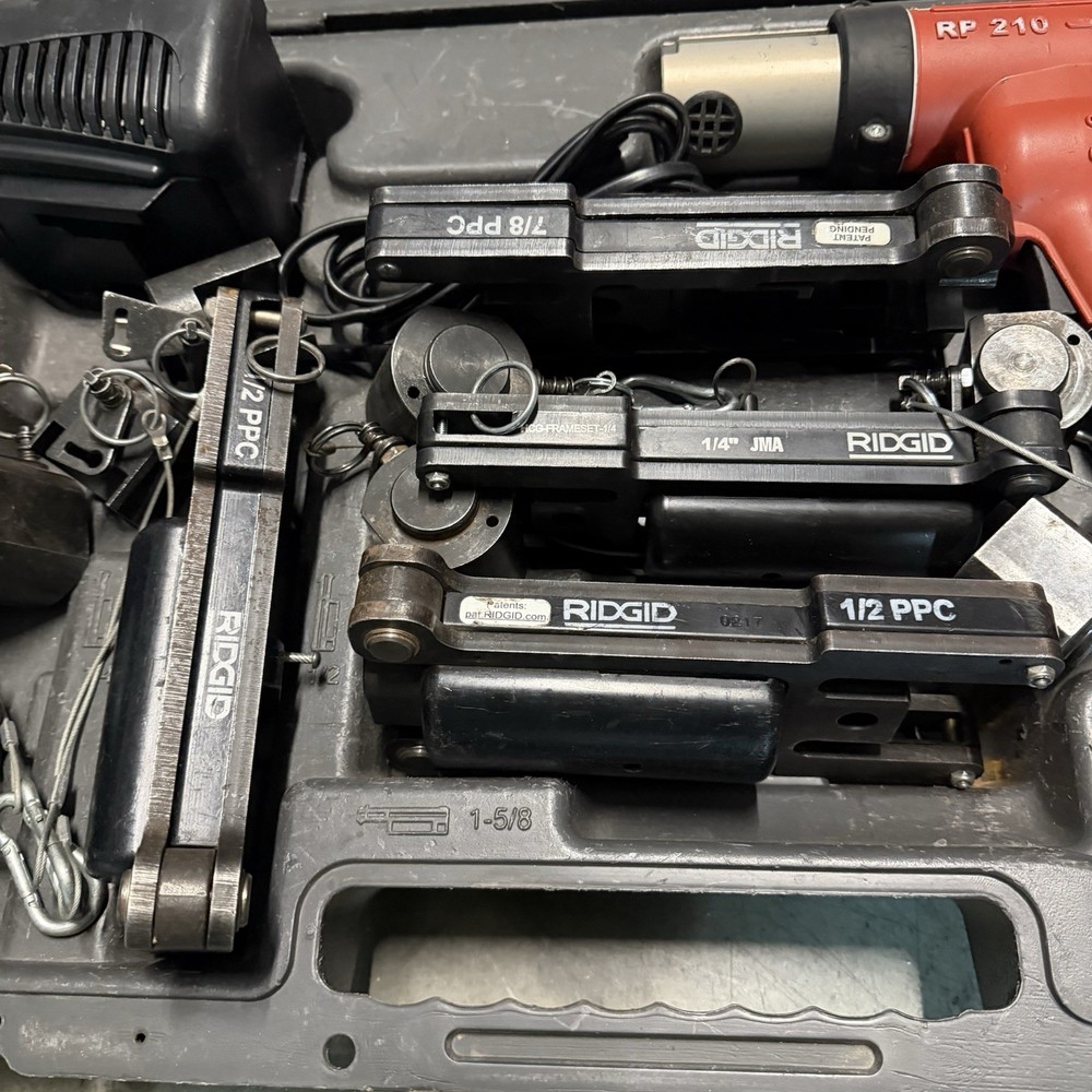 Ridgid compact RP 210 press frame w/ Dies Used