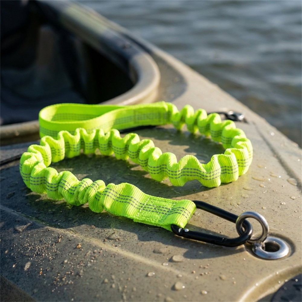 Kayak Paddle Leash for Canoe Paddle Tether Non-Slip Strap Adjustable Attachment