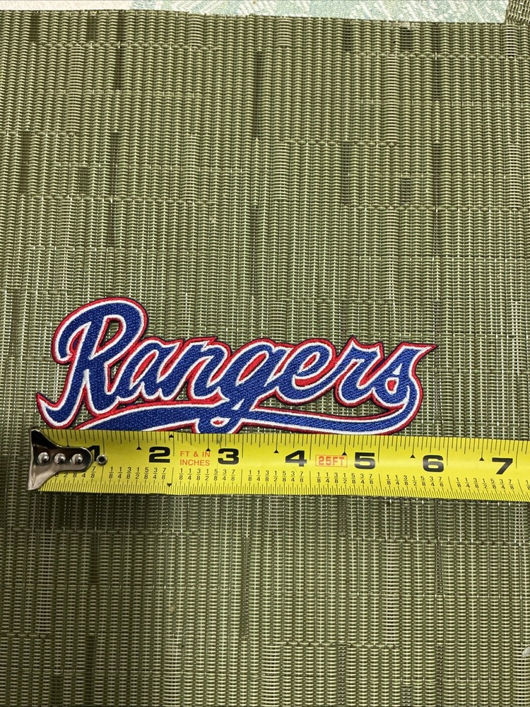 MLB Texas Rangers IRON ON PATCHES