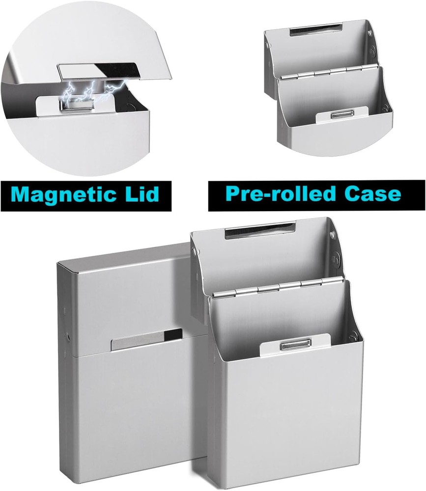 Electric Cone Rolling Machine Set W/ Manual Herb Grinder & Pre-Roll Holder Case