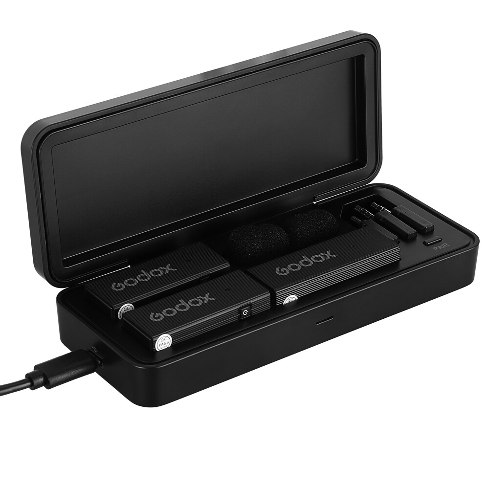 US Godox MoveLink Mini LT Kit2 Wireless Transmitter Receiver Microphone F iPhone