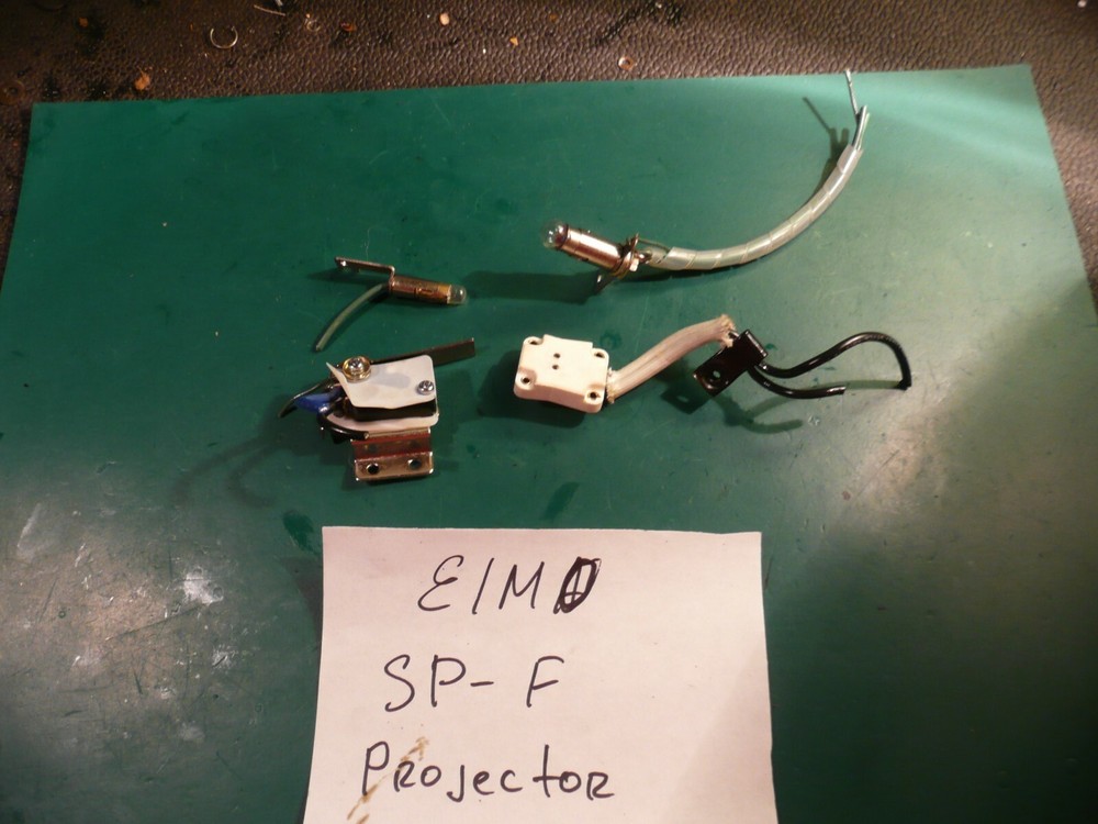 Elmo SP-F Projector Replacement Parts Switch & Light Bulbs