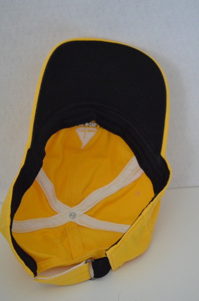 Lake Chelan Golf Course Cap Hat Adjustable Yellow White OSFM