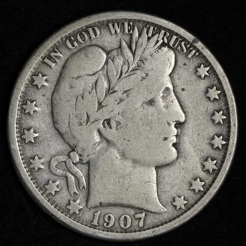 1907-O Barber Silver Half Dollar FINE E308 ZNM