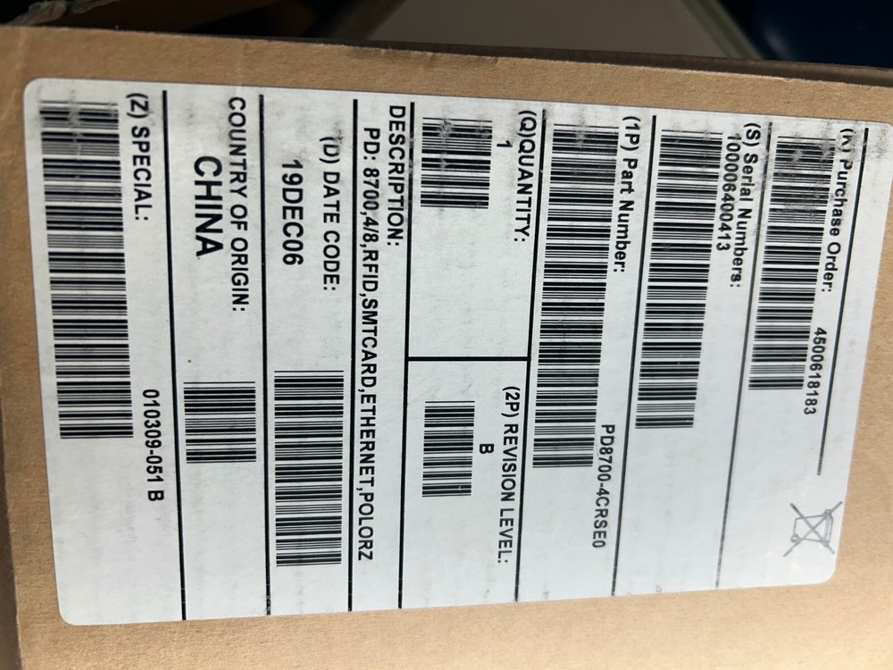 Symbol PD8700-4CRSE0 Hypercom L4100 Demo unit complete