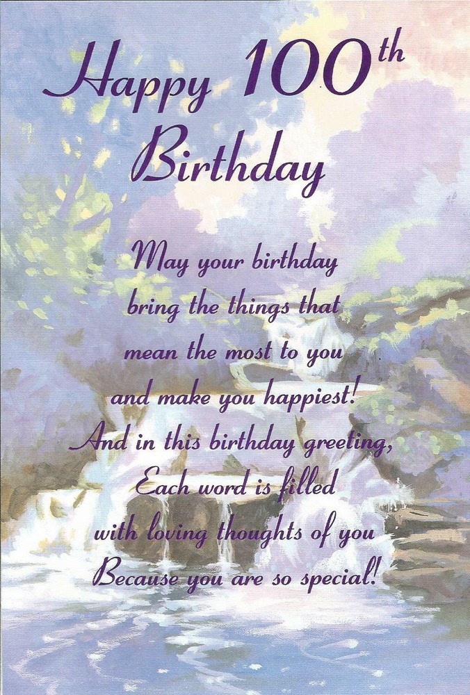 Happy 100th Birthday (B)
