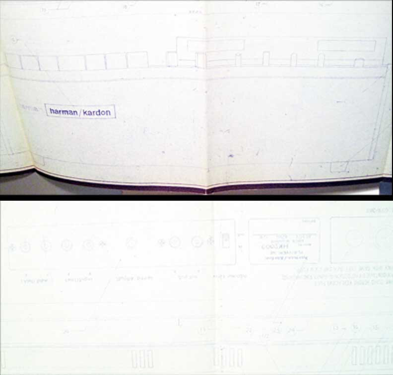 Harman Kardon HK2000 Tape Deck Design Specifications Blueprints +