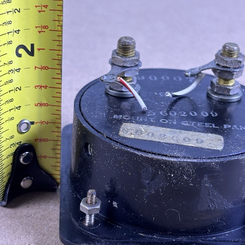 Weston Electrical Mod 301 Panel Meter Gauge Relative Output 0-8 & Microns 0-500