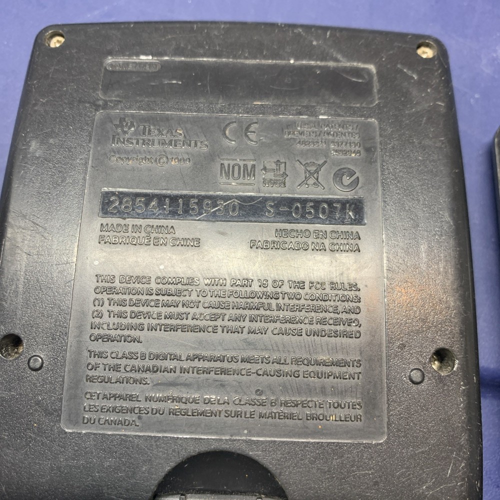 Texas Instruments TI-83 Handheld Graphing Calculator (UNTESTED DEAL!!)