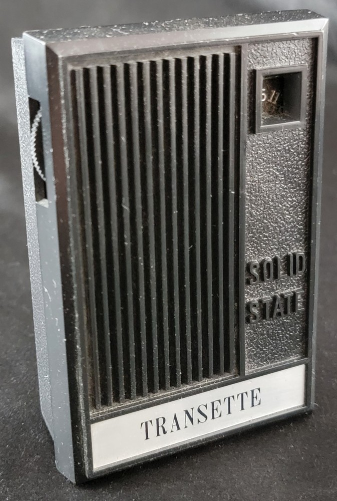 Solid State Transette Transistor Radio Portable Pocket Handheld WORKS Vintage