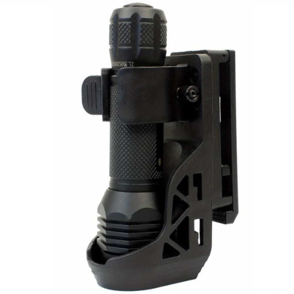 Tactical Flashlight Holster,Flashlight Holster for Belt, Black