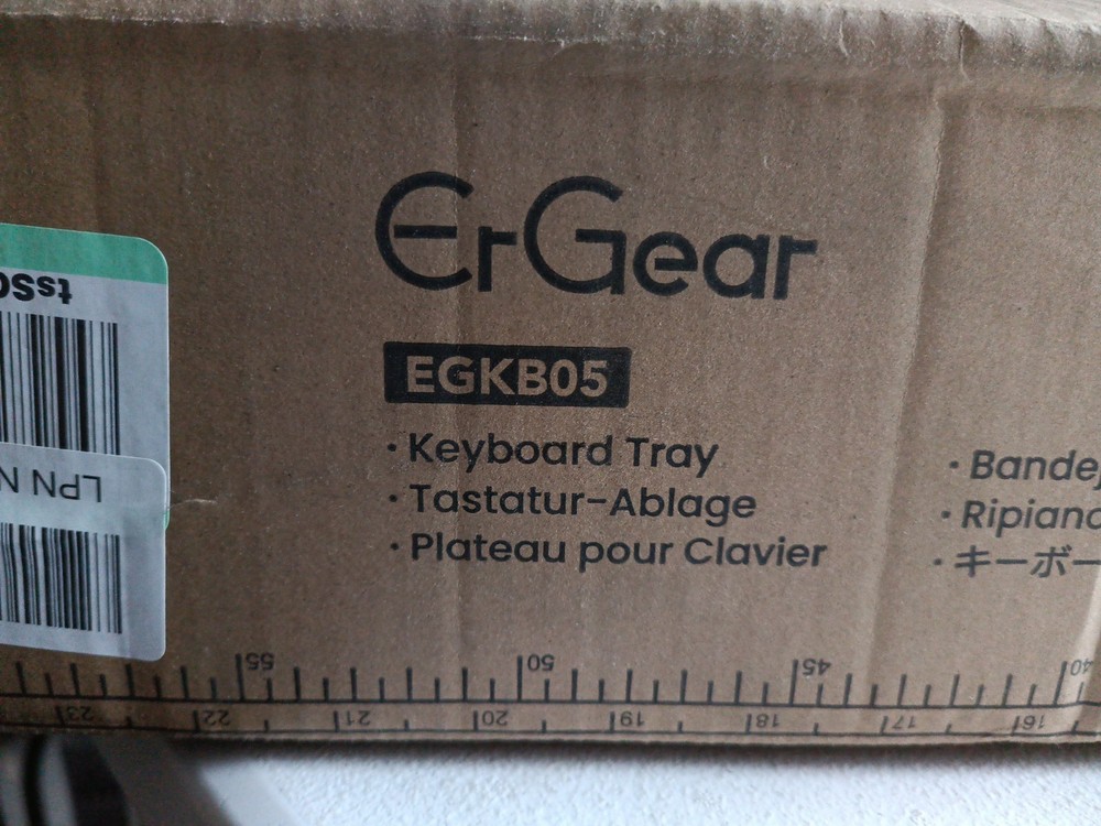 ErGear Keyboard Tray Black