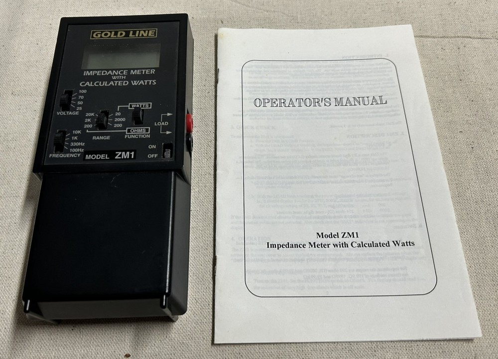 Goldline ZM-1 Impedance Meter