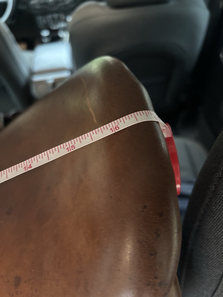 Bates Jumping Saddle CAIR Panel System Brown 16/16.5 in