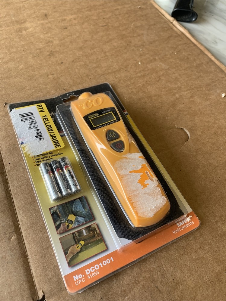 General Tools DCO1001 Carbon Monoxide Detector Meter - NEW