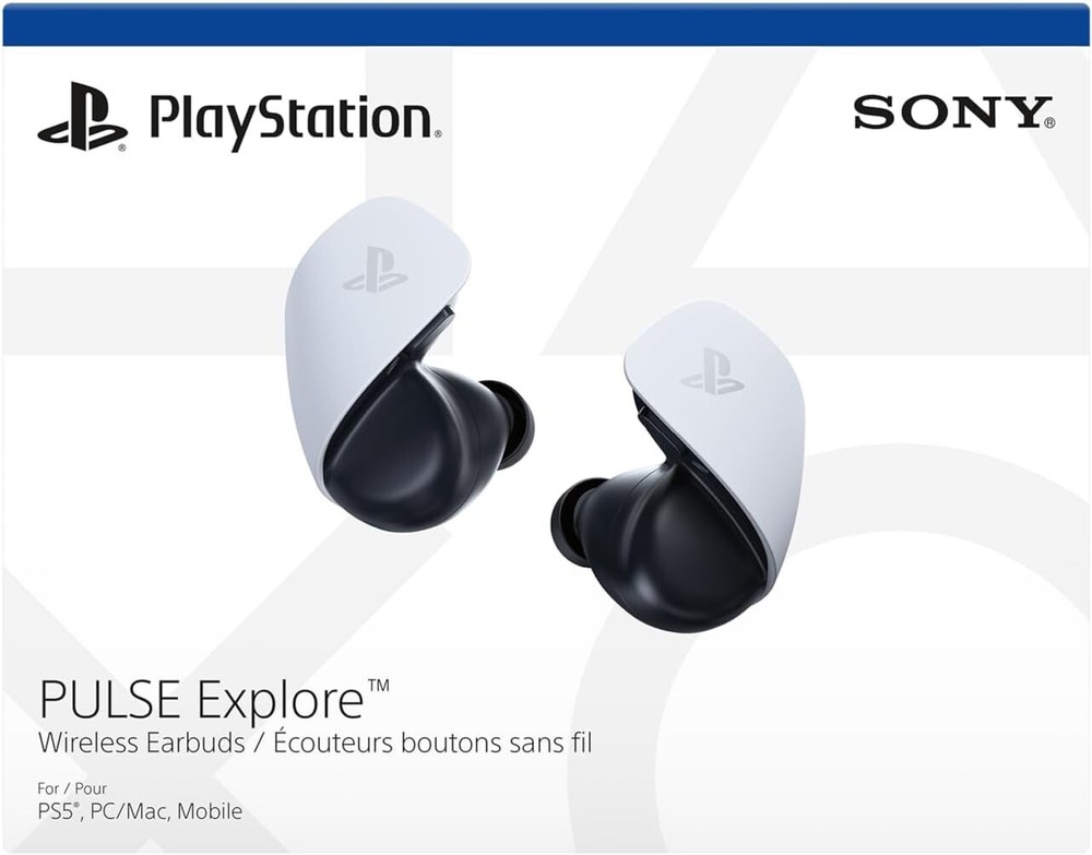Sony Playstation PULSE Explore Wireless Earbuds PS5 - White - Very Good