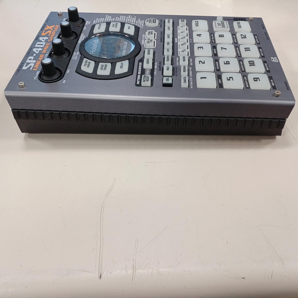 Roland SP-404SX Linear Wave Sampler SD Card System Disc Manual AC Adapter Box